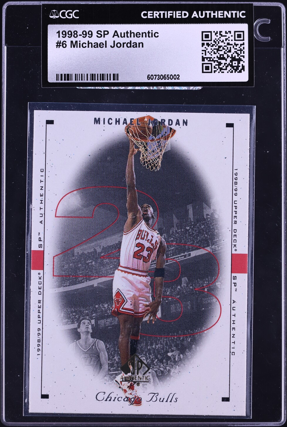 1998 SP Authentic Michael Jordan #6 CGC AUTH