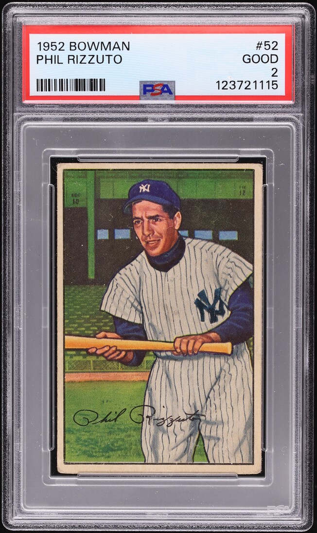 1952 Bowman Phil Rizzuto #52 PSA 2 GD