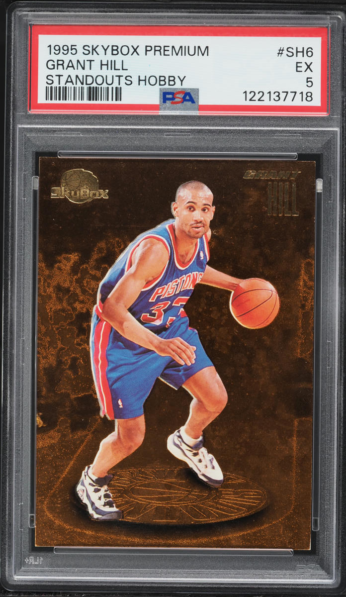 1995 Skybox Premium Standouts Hobby Grant Hill #SH6 PSA 5 EX