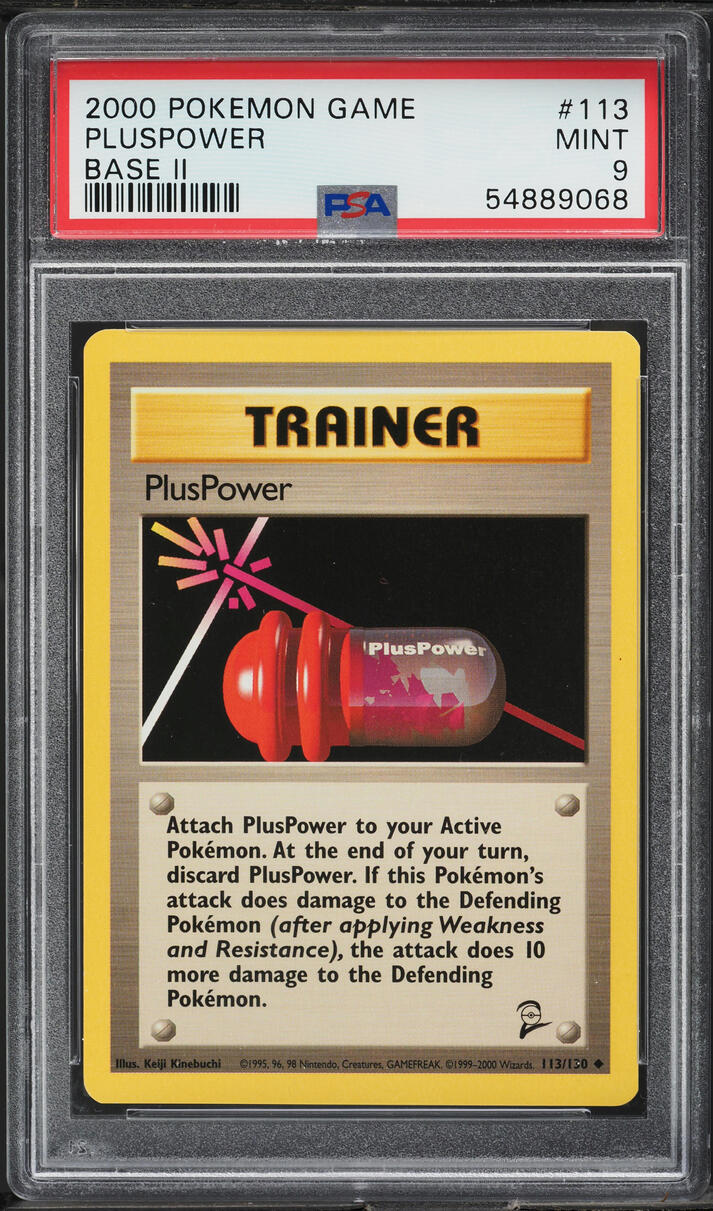 2000 Pokemon Base Set 2 Pluspower #113 PSA 9 MINT