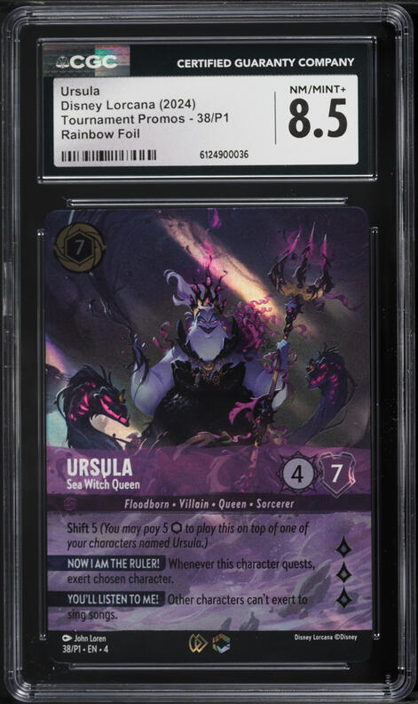 2025 Topps Disney Mint Silver Ursula #52 CGC AUTH on Fanatics Collect