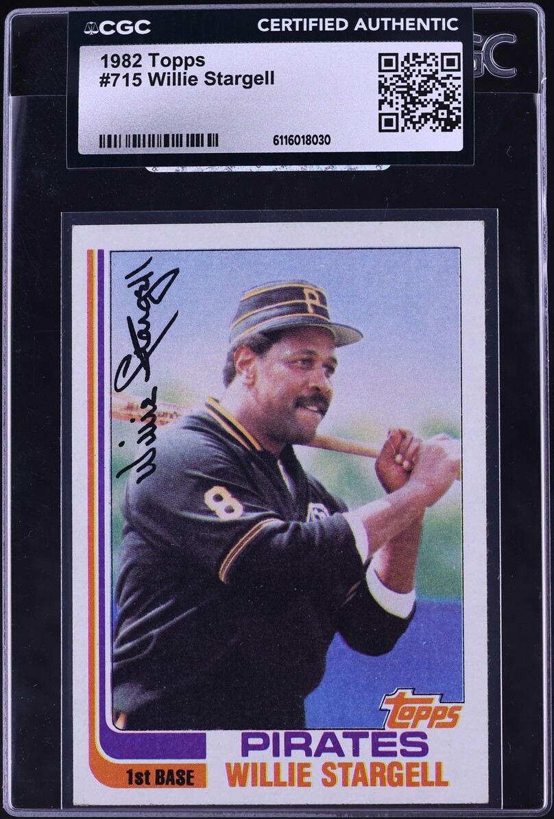 1982 Topps Willie Stargell #715 CGC AUTH
