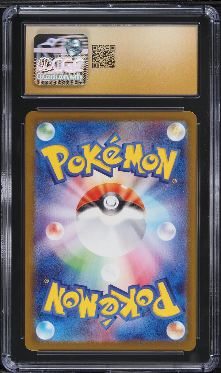 2025 Pokemon Japanese SV Glory Of The Rocket Gang AR Team Rocket's Meowth CGC 10