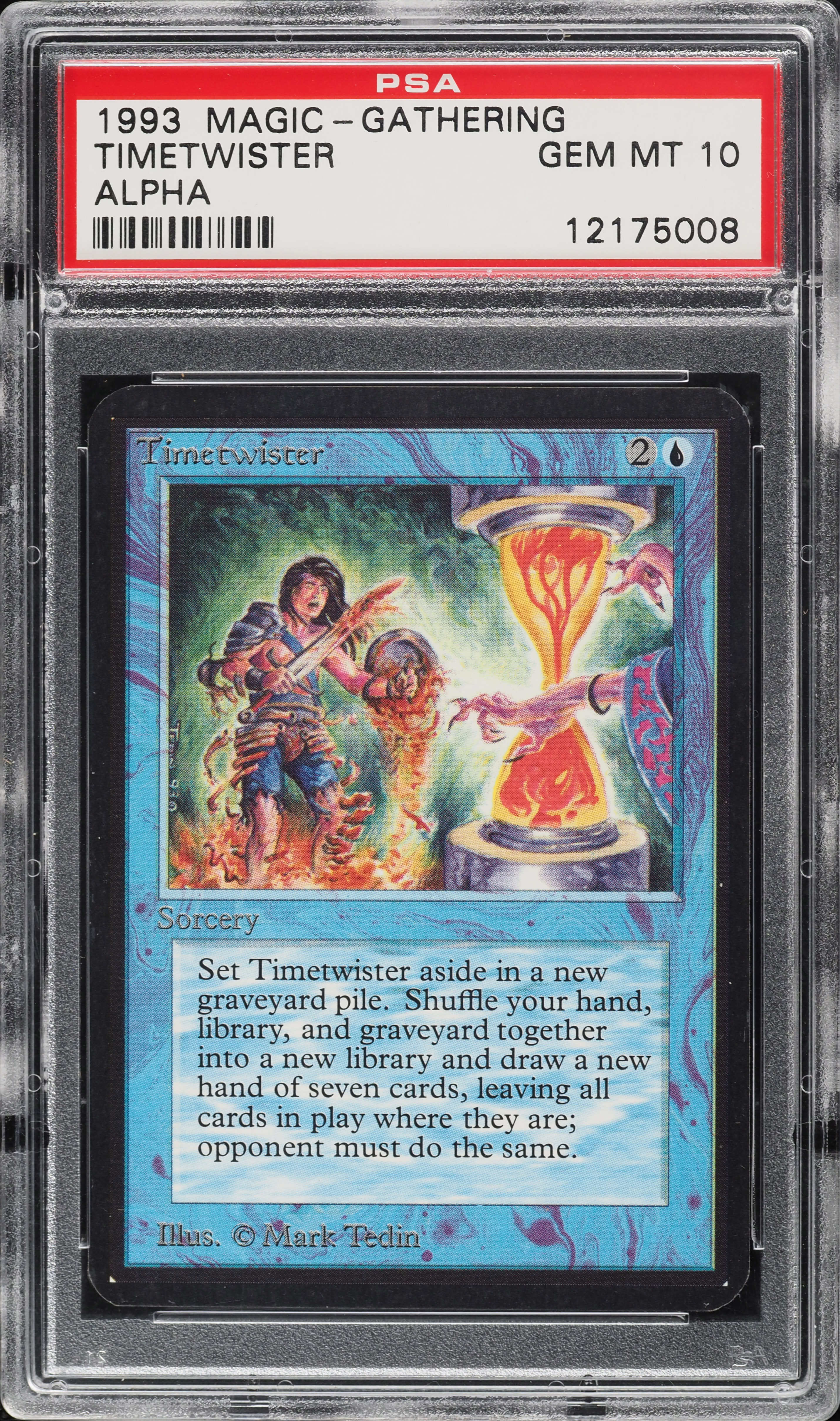 1993 Magic The Gathering MTG Alpha Timetwister PSA 10 GEM MINT on