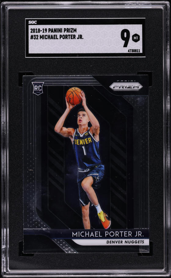 2018 Select Concourse Silver Prizm Michael Porter Jr. ROOKIE #37