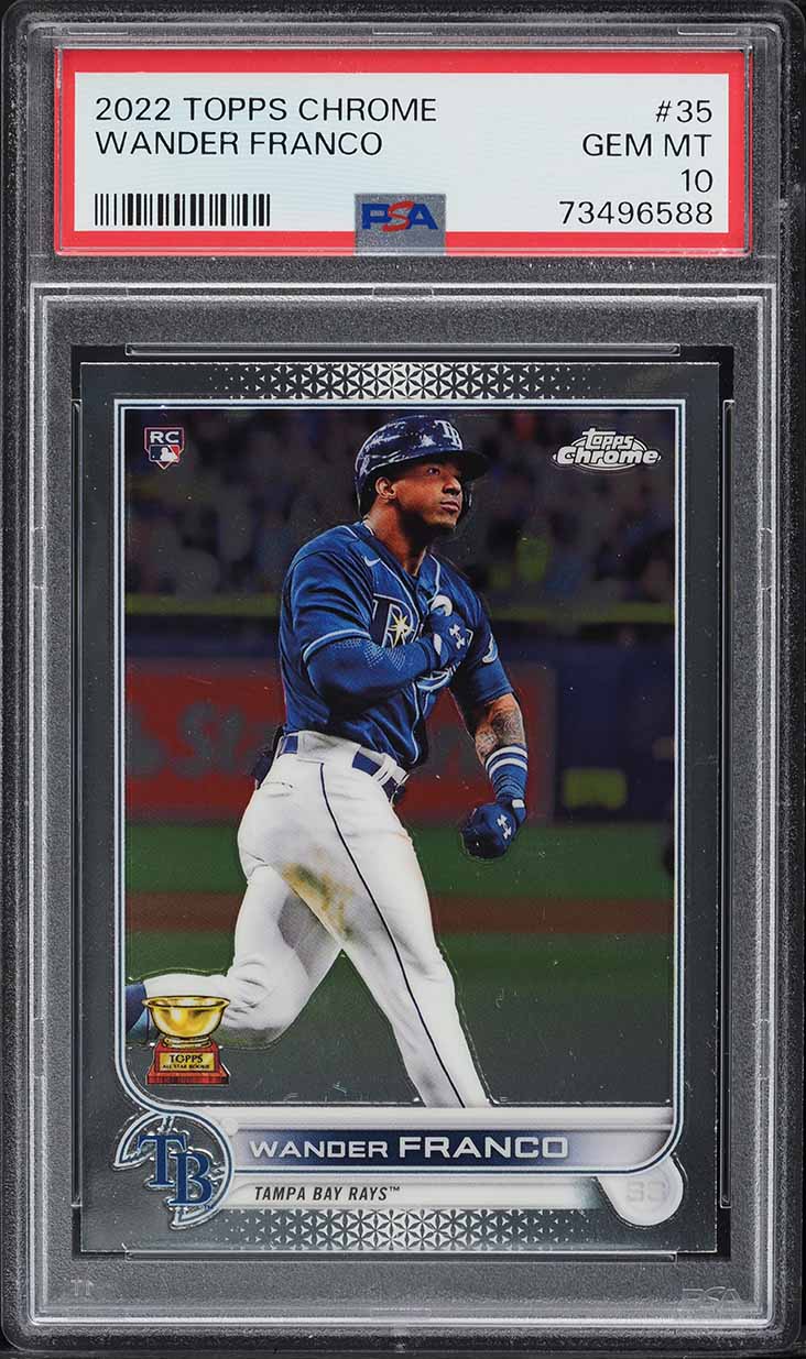 2022 Topps Wander Franco ROOKIE #215 PSA 10 GEM MINT on