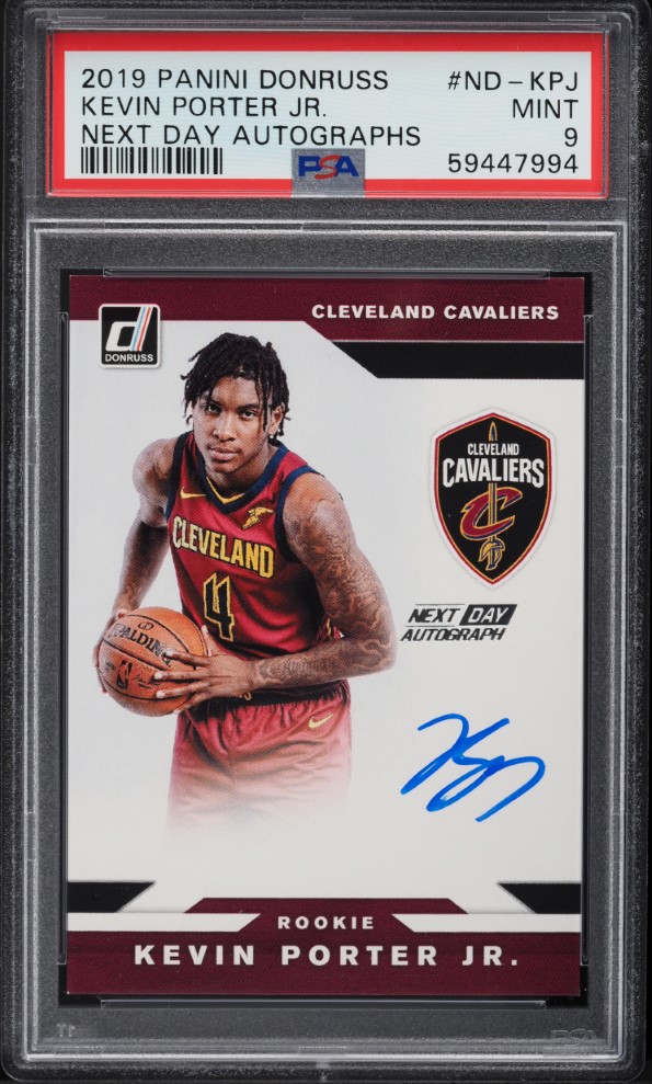 2019 Donruss Optic Hyper Pink Kevin Porter Jr. ROOKIE RC #179 PSA