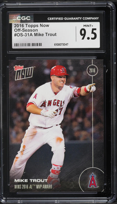 2016 Donruss Optic Mike Trout #89 PSA 10 GEM MINT on Fanatics Collect