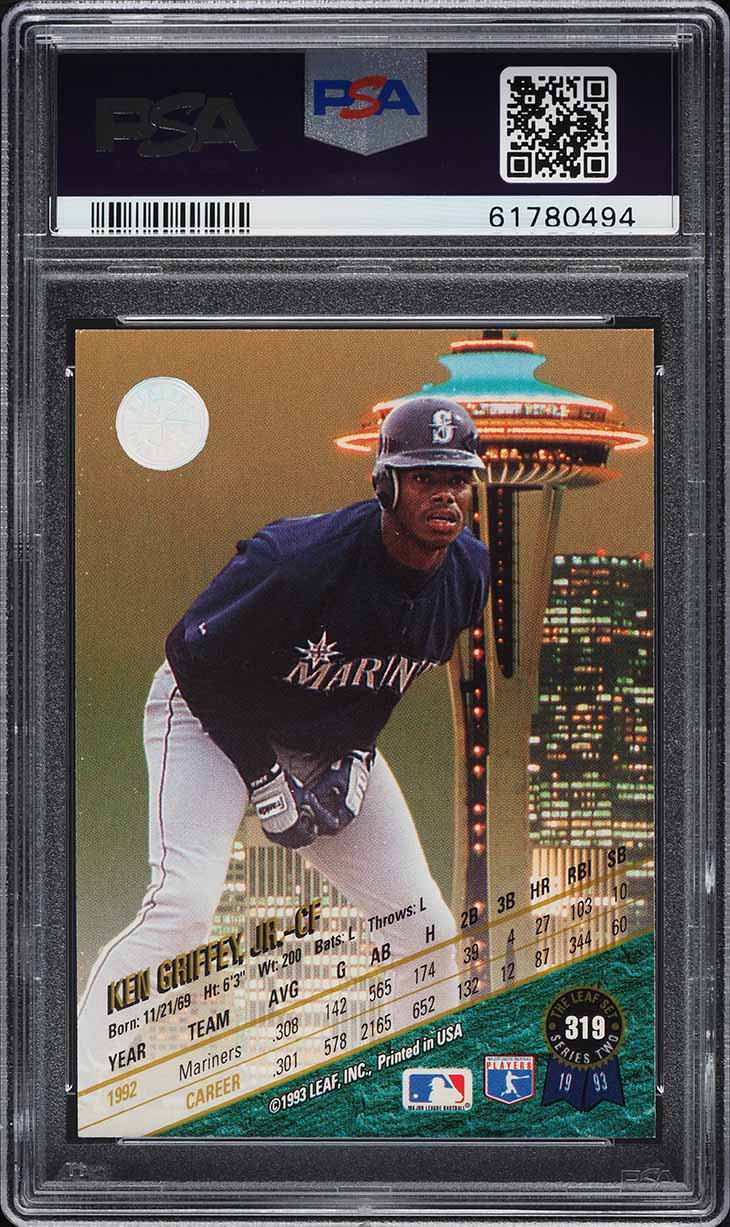 1993 Leaf Ken Griffey Jr. #319 PSA 7 NRMT