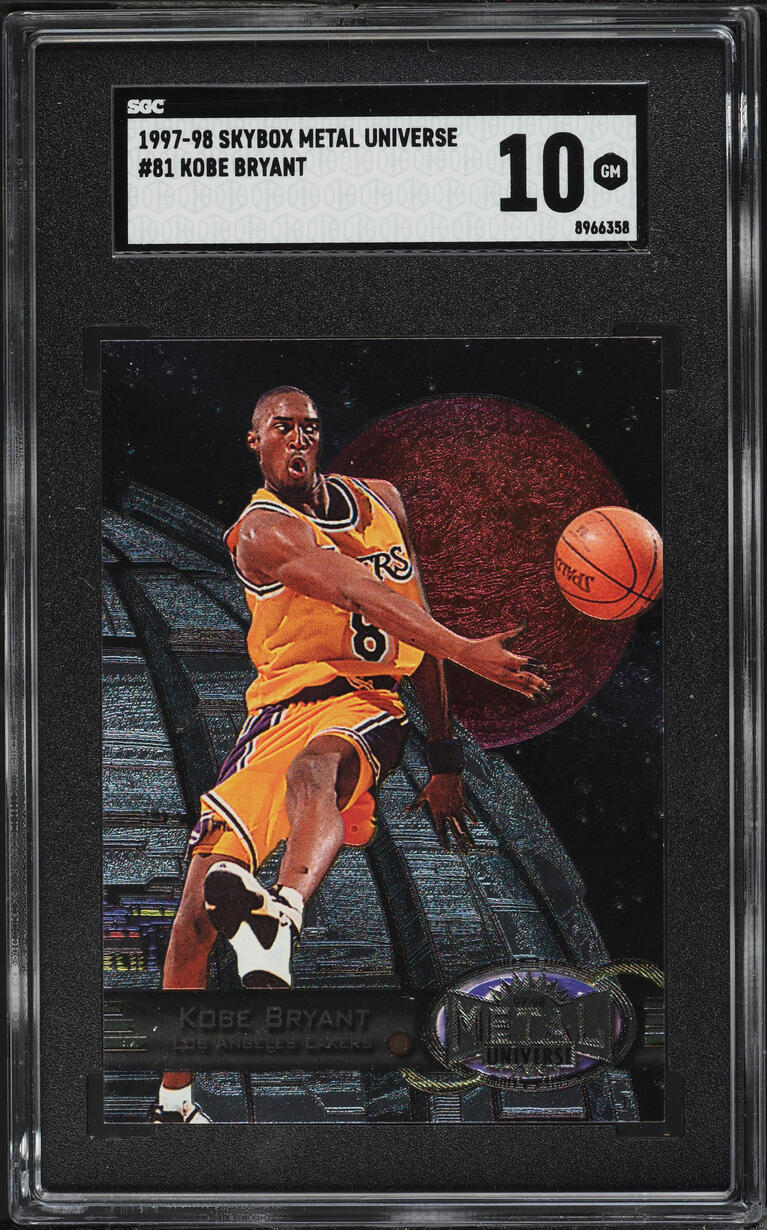 1997 Metal Universe Kobe Bryant #81 SGC 10 GEM MINT