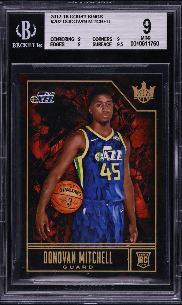 2017 Panini Essentials Rock The Rim Die-Cut Donovan Mitchell