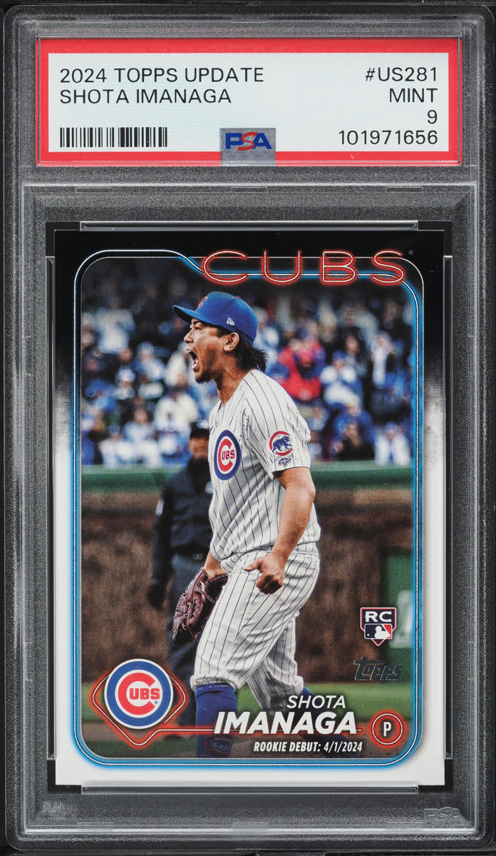 2024 Topps Update Shota Imanaga ROOKIE #US281 PSA 9 MINT