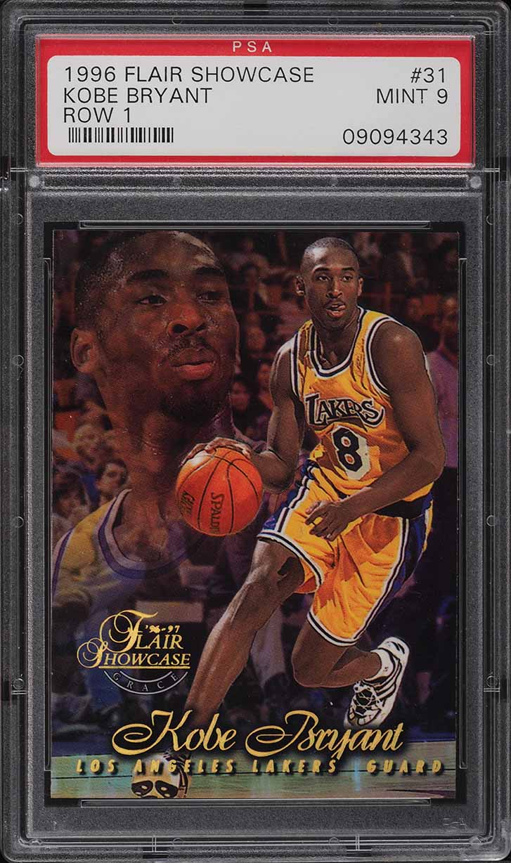 1996 Skybox E-X2000 Star Date 2000 Kobe Bryant ROOKIE #3 PSA 7