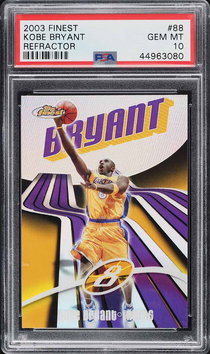 2003 Finest Refractor Kobe Bryant /250 #88 PSA 10 GEM MINT