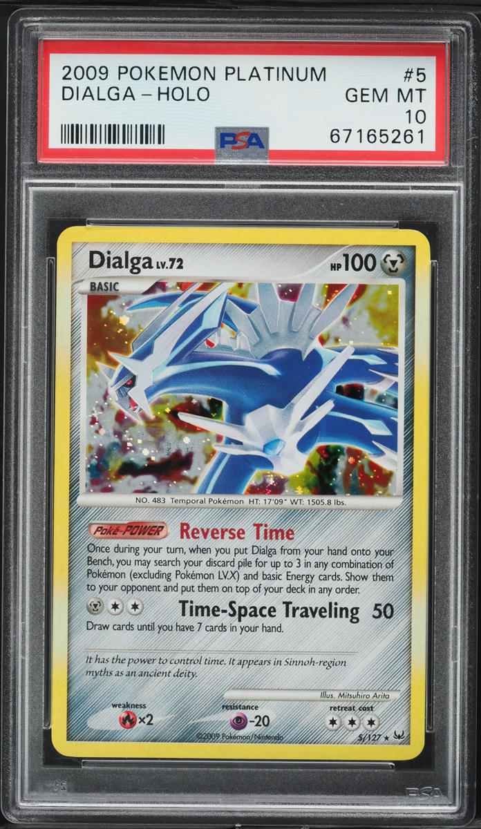 2009 Pokemon Platinum Holo Dialga #5 PSA 10 GEM MINT