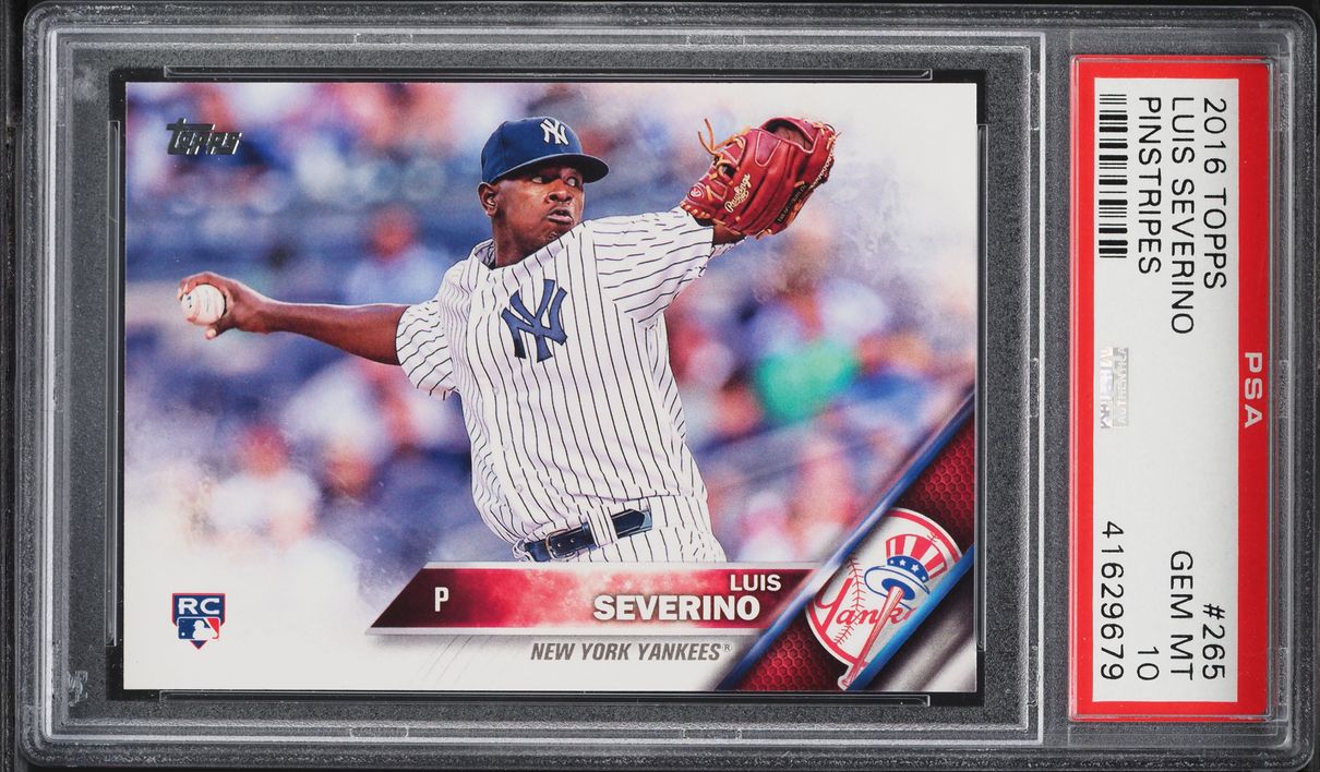 2016 Topps Luis Severino ROOKIE #265 PSA 10 GEM MINT