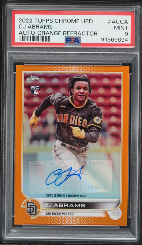 2022 Topps Chrome Update Sapphire Edition Orange Shohei Ohtani /25