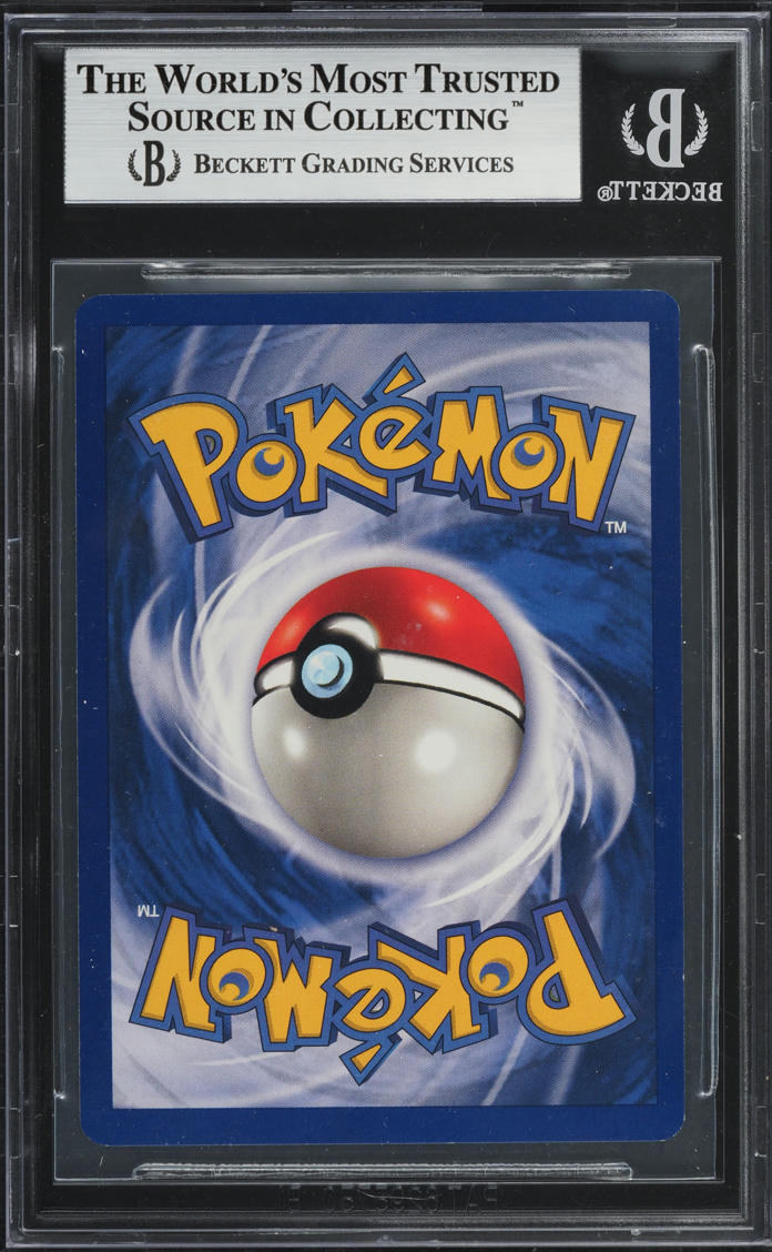 1999 Pokemon Base Set Shadowless 1st Ed Ghost Stamp Yellow Cheeks Pikachu BGS 9
