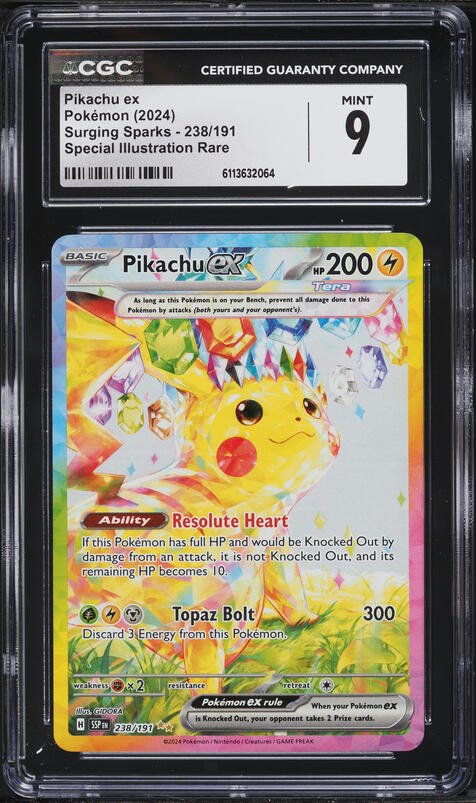2024 Pokemon Japanese SV Super Electric Breaker SAR Pikachu EX