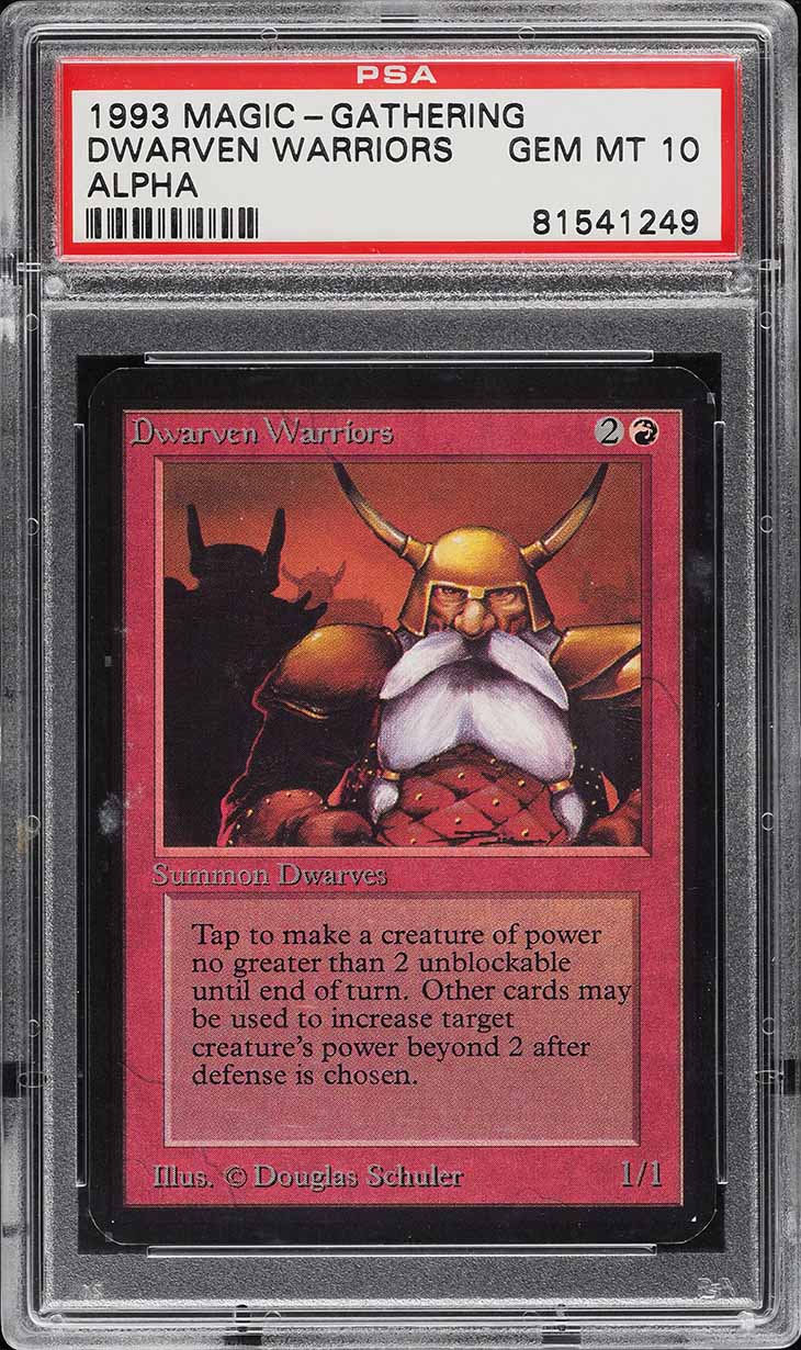 1993 Magic The Gathering MTG Alpha Spell Blast CGC 10 GEM MINT on