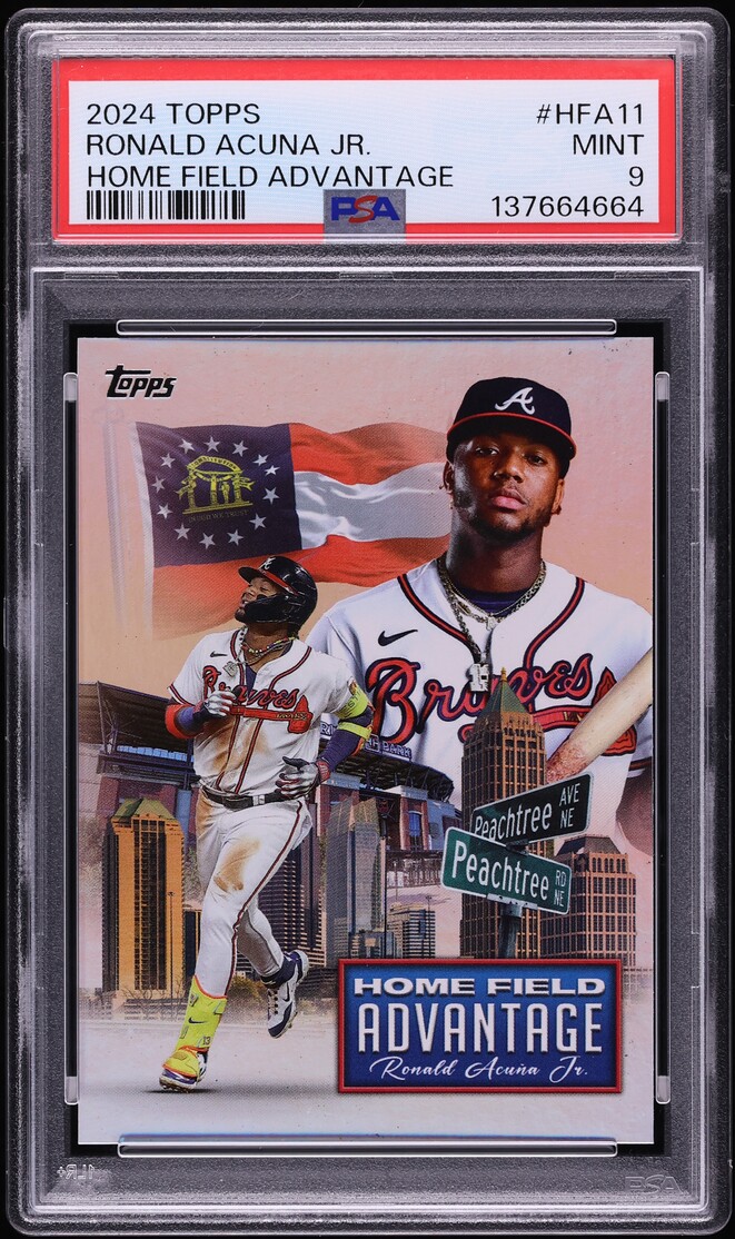 2024 Topps Home Field Advantage Ronald Acuna Jr. #HFA-11 PSA 9 MINT