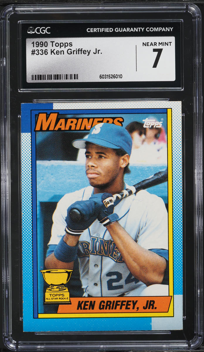 1990 Topps Ken Griffey Jr. 336 CGC 7 NRMT on Fanatics Collect