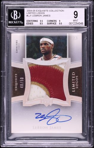 2004 Topps Black LeBron James /500 #23 PSA 8 NM-MT on Fanatics Collect