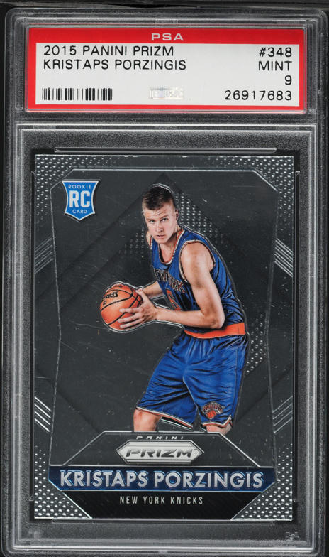 2015 Select Black Prizm Kristaps Porzingis ROOKIE 1/1 #17 BGS 9.5