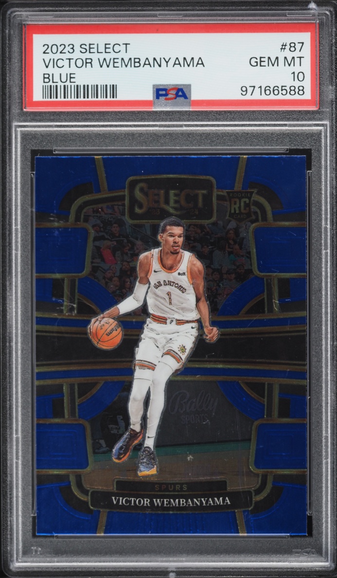 2023 Select Concourse Blue Victor Wembanyama ROOKIE #87 PSA 10 GEM MINT