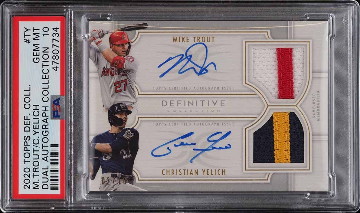 2020 Panini Mosaic Overdrive Mike Alstott #O21 PSA 10 GEM MINT on