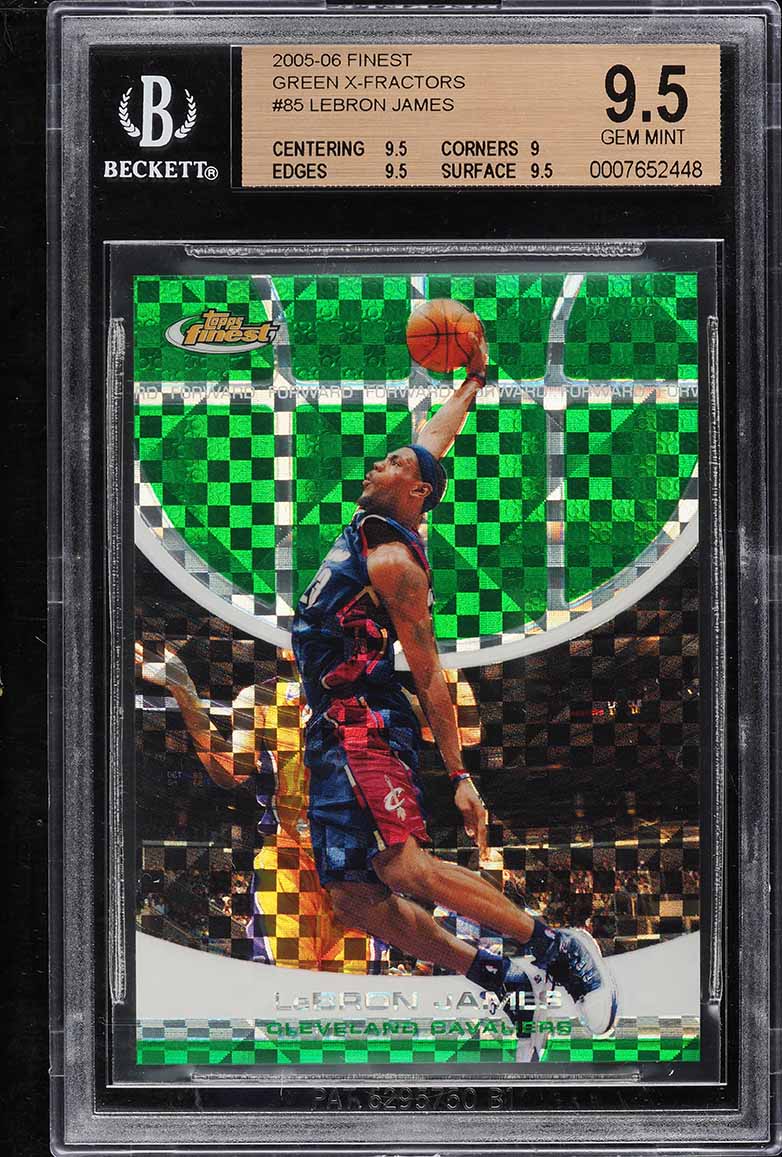 2005 Topps Chrome Style '52 Refractor LeBron James /299 #111 BGS