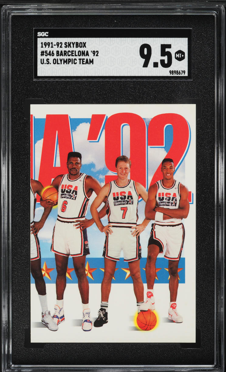 1991 Skybox U.S. Olympic Team Barcelona '92 #546 SGC 9.5 MINT+
