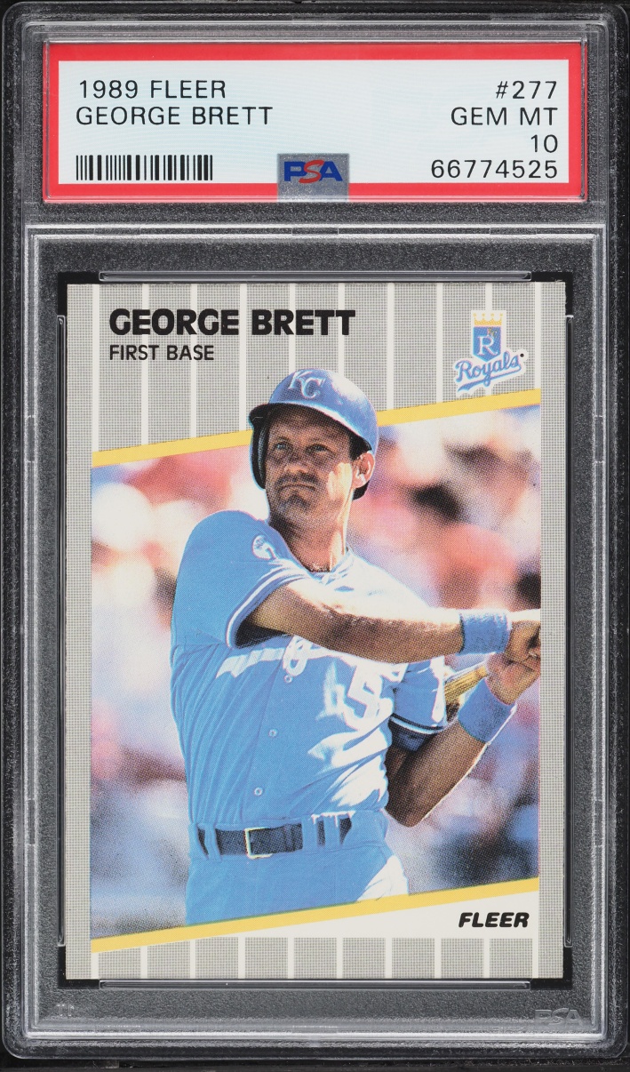 1989 Fleer George Brett #277 PSA 10 GEM MINT