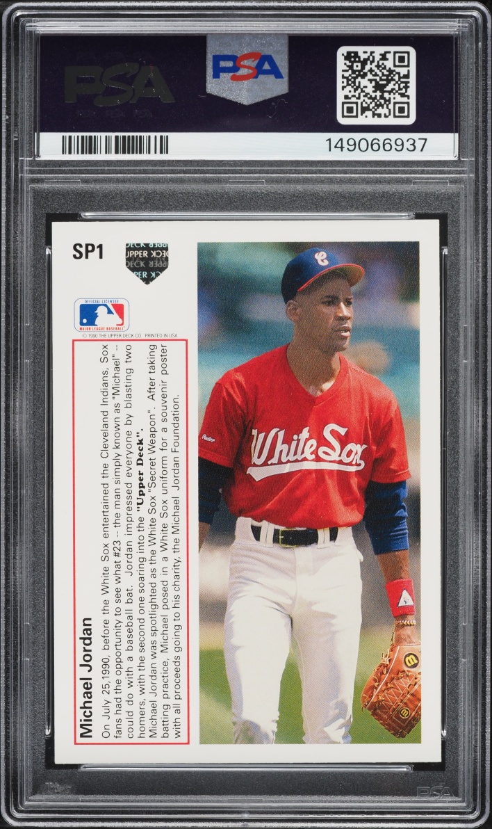 1991 Upper Deck Michael Jordan ROOKIE #SP1 PSA 8 NM-MT