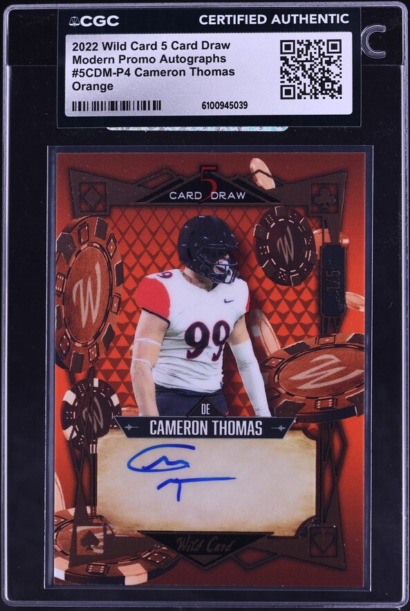 2021 Panini Origins Red Cameron Thomas ROOKIE AUTO DNA 10 /99 #RA