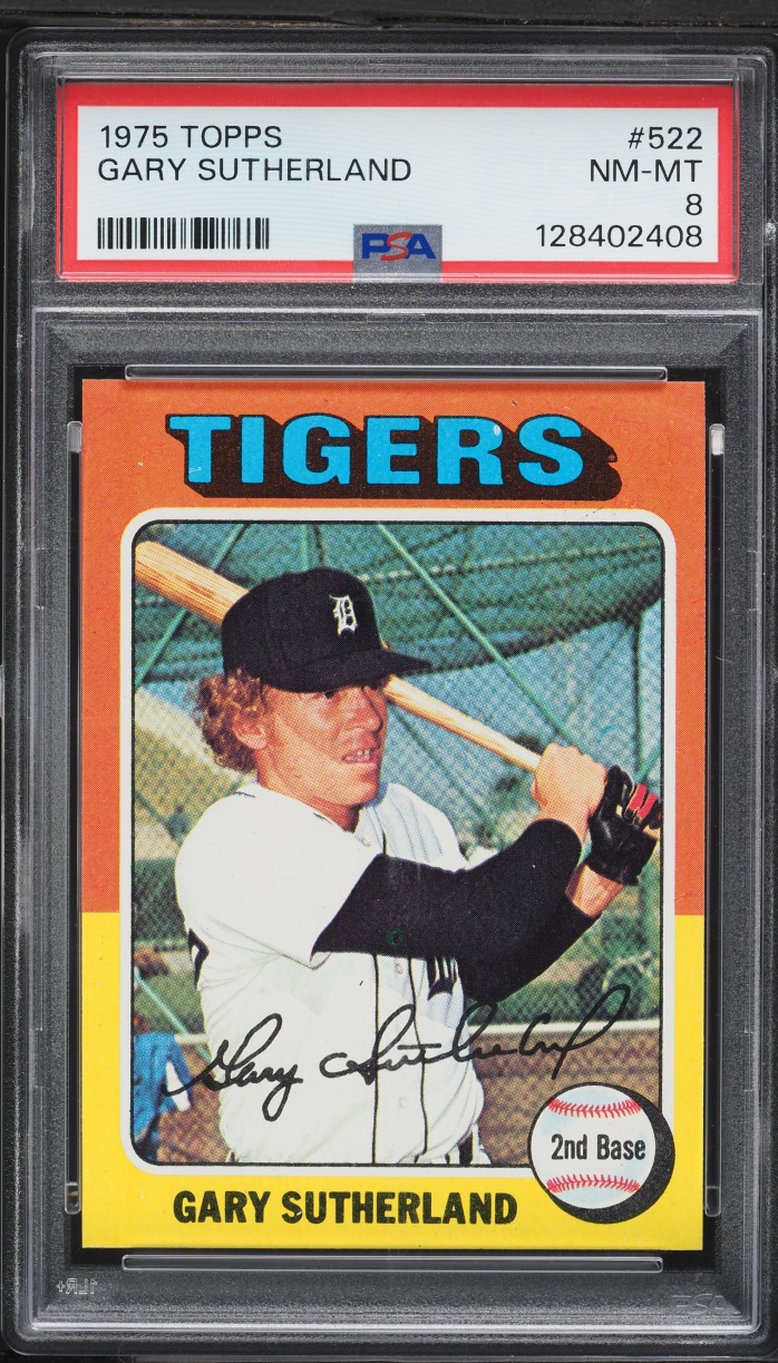 1975 Topps Gary Sutherland #522 PSA 8 NM-MT