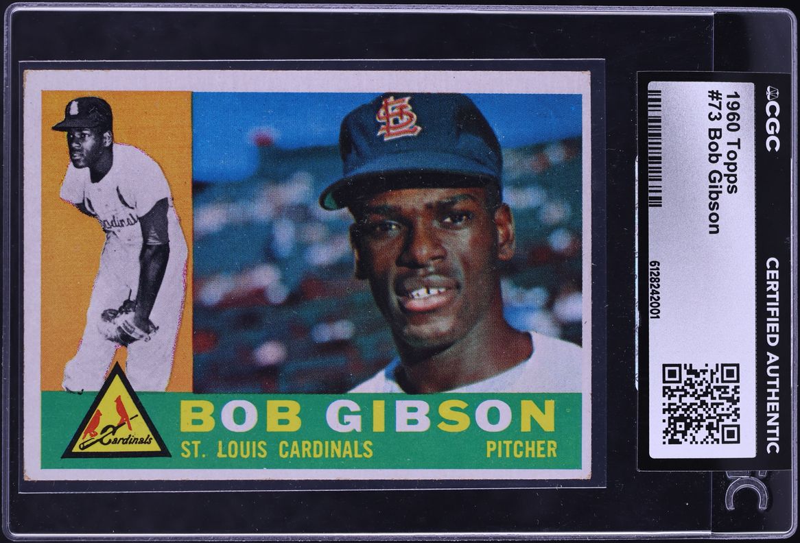1960 Topps Bob Gibson #73 CGC AUTH