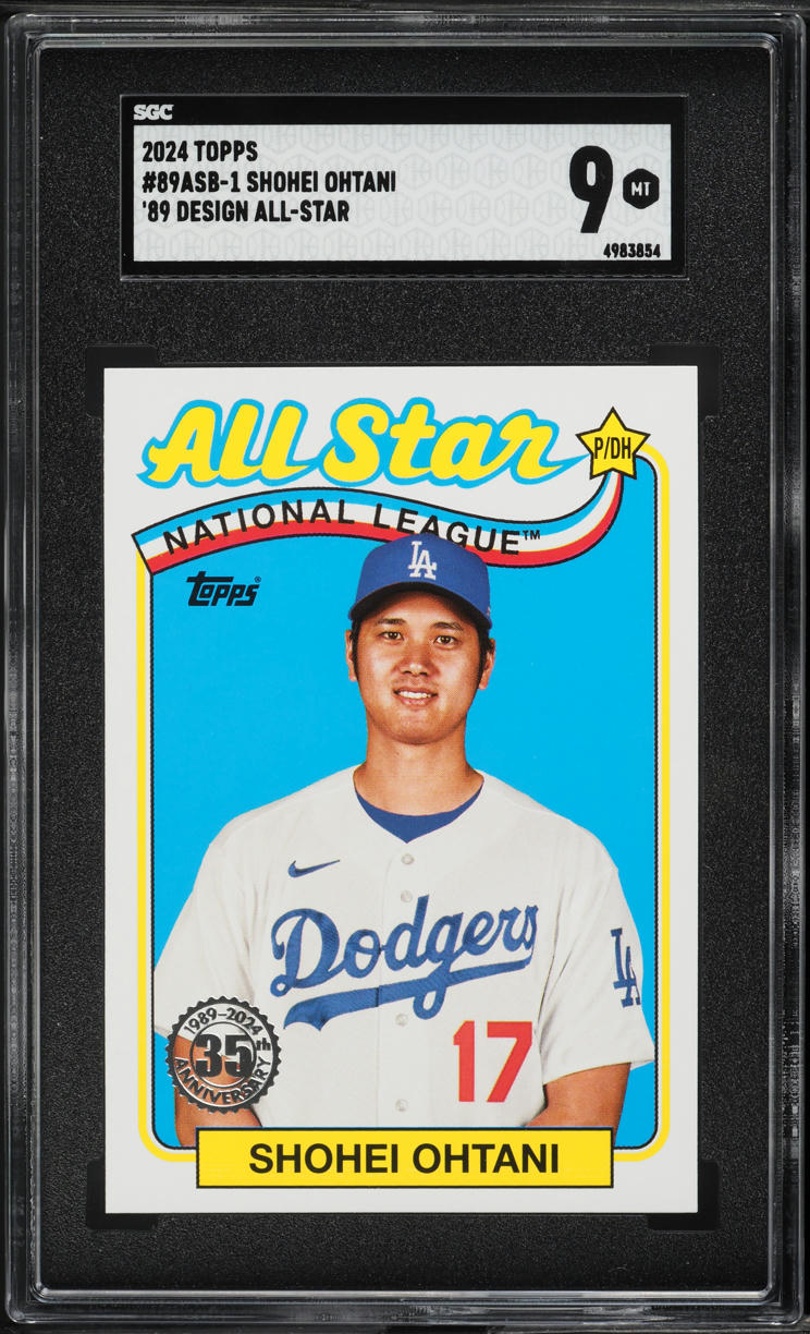 2024 Topps '89 Design All-Star Shohei Ohtani #89ASB-1 SGC 9 MINT