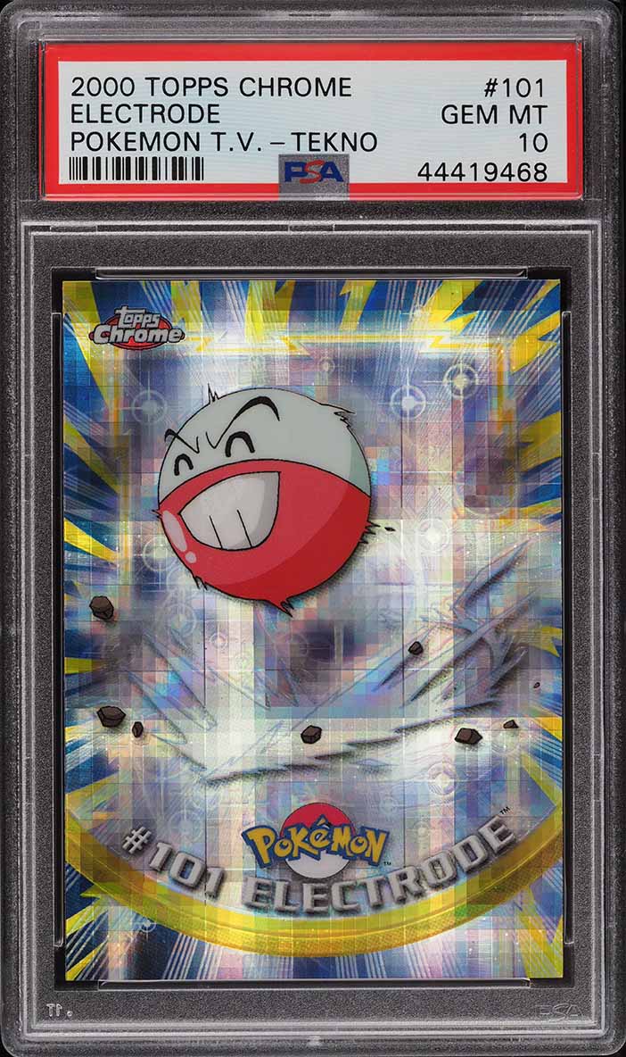 2000 Topps Chrome Pokemon Series 2 Tekno Electrode #101 PSA 10 GEM MINT