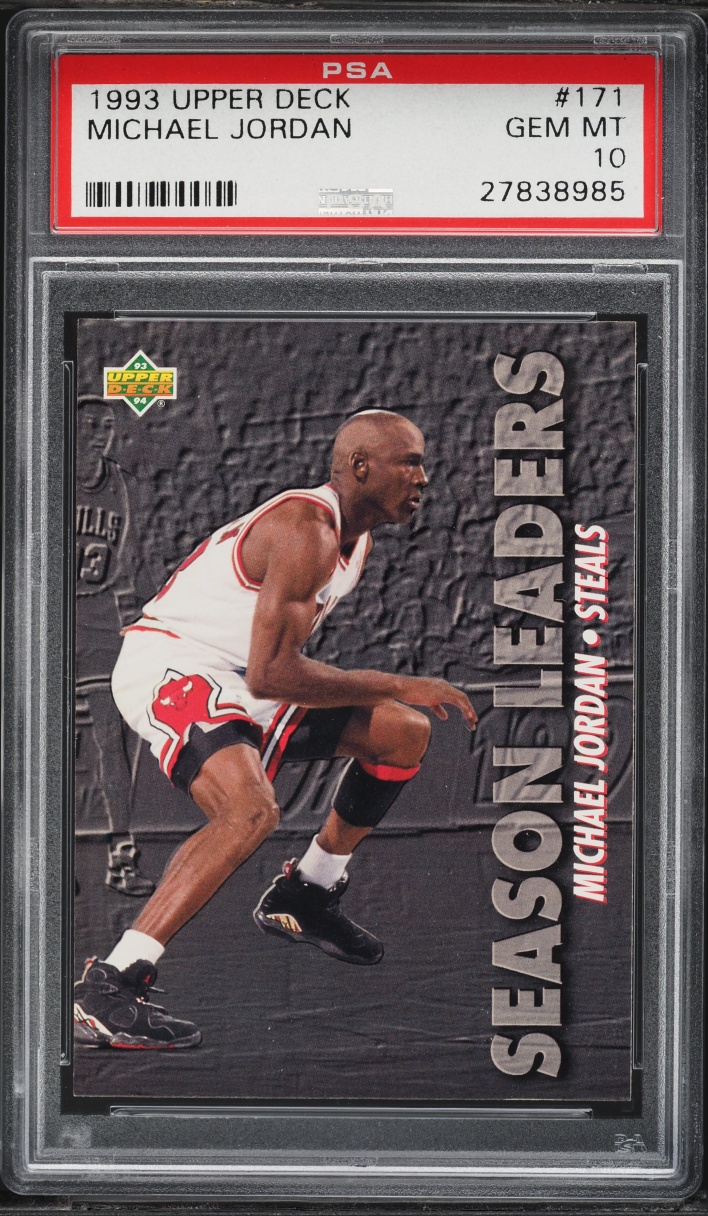 1993 Upper Deck Basketball Michael Jordan #171 PSA 10 GEM MINT