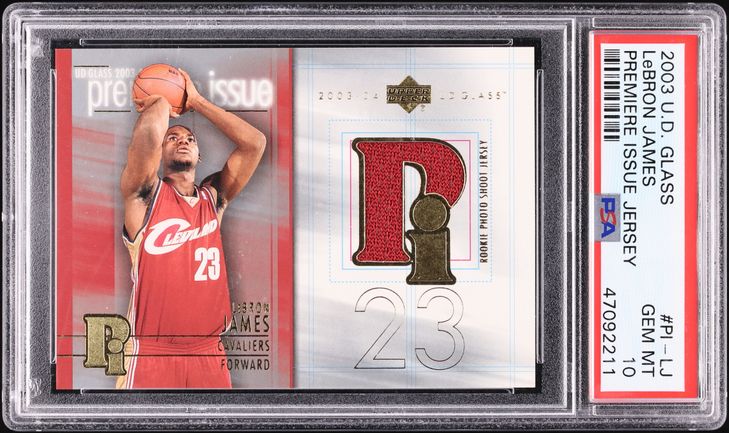 2023 Panini Contenders LeBron James #46 PSA 10 GEM MINT on