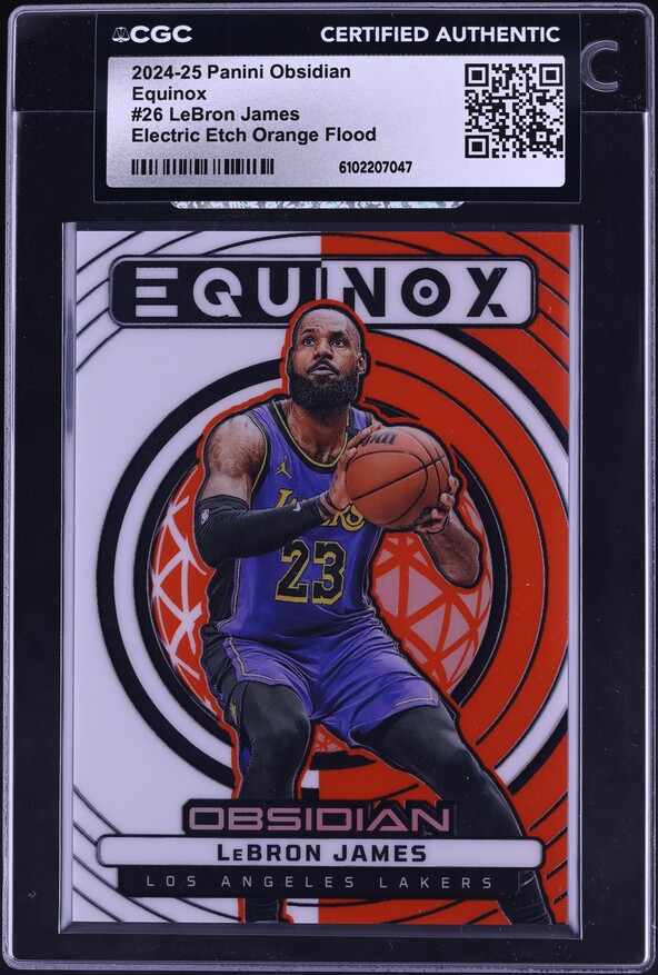 2024 Panini Prizm Deca Red LeBron James /199 #198 PSA 10 GEM MINT