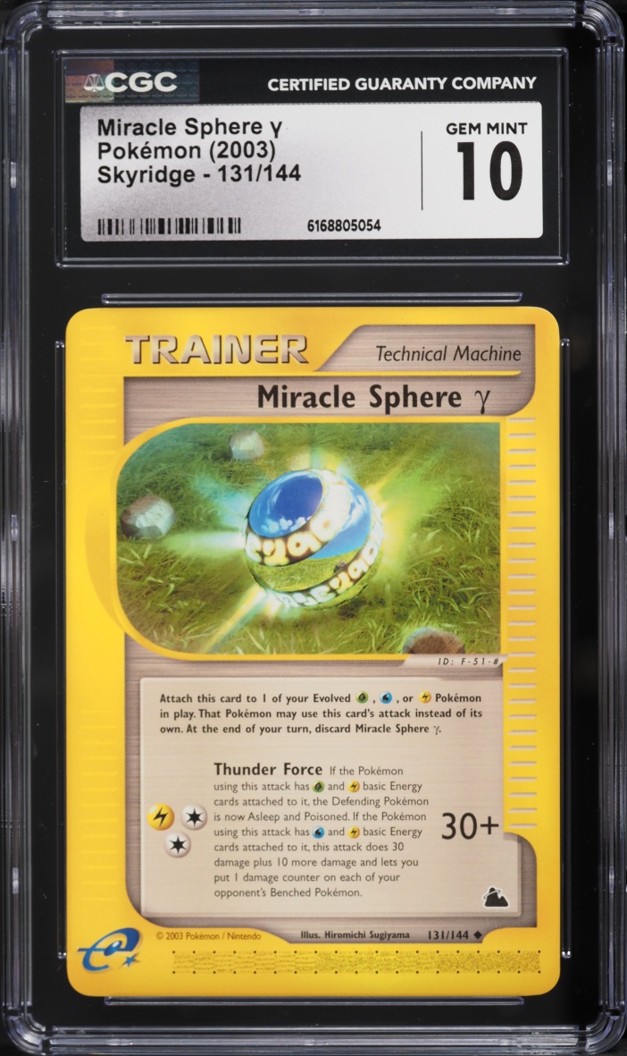 2003 Pokemon Skyridge Miracle Sphere Y #131 CGC 10 GEM MINT