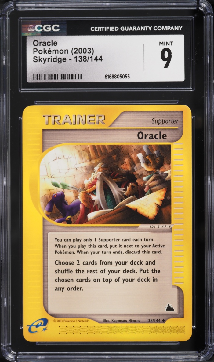 2003 Pokemon Skyridge Oracle #138 CGC 9 MINT