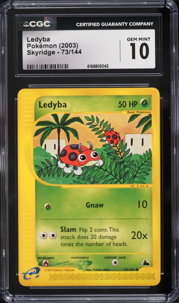2003 Pokemon Skyridge Ledyba #73 CGC 10 GEM MINT