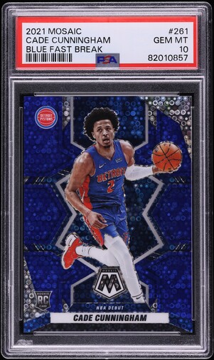 2021 Select Silver Prizm Cade Cunningham ROOKIE PATCH AUTO