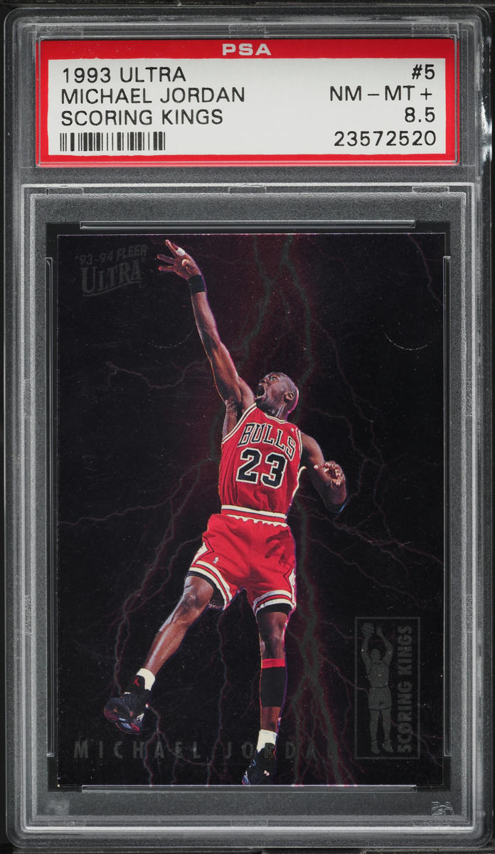 1993 Ultra Scoring Kings Michael Jordan #5 PSA 8.5 NM-MT+