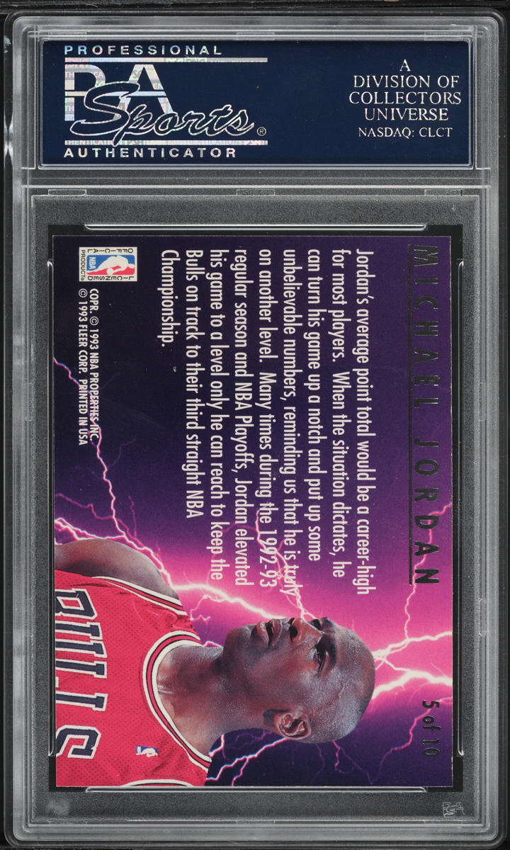1993 Ultra Scoring Kings Michael Jordan #5 PSA 8.5 NM-MT+