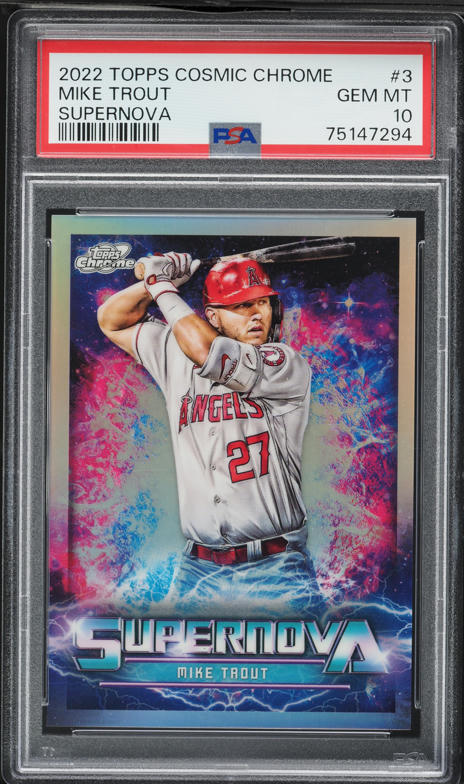 2022 Topps Now Road to Opening Day Mike Trout AUTO /99 #OD167A BGS