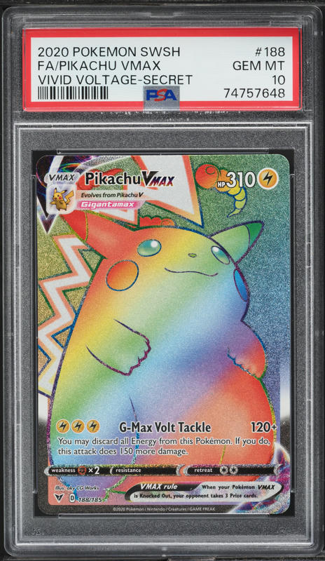 2021 Pokemon Chinese Sword & Shield VMAX Climax Pikachu VMAX #223